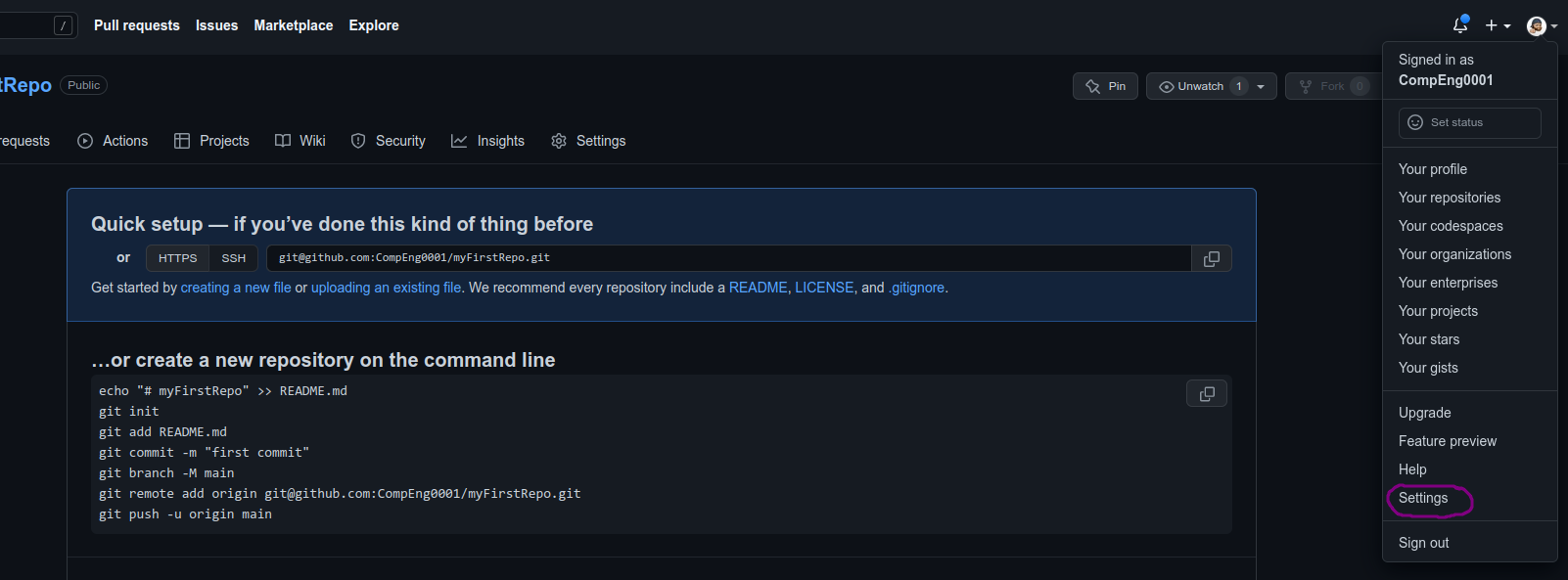 My First Repository - CMS - PDW: Git and GitHub