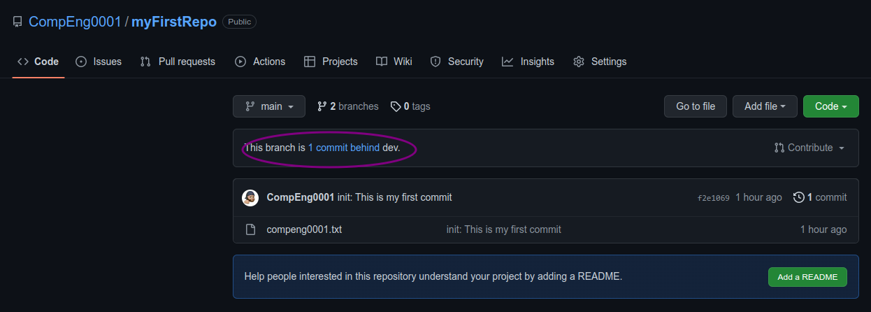 My First Repository - CMS - PDW: Git and GitHub